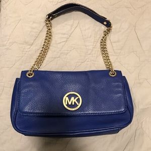 Royal blue clutch